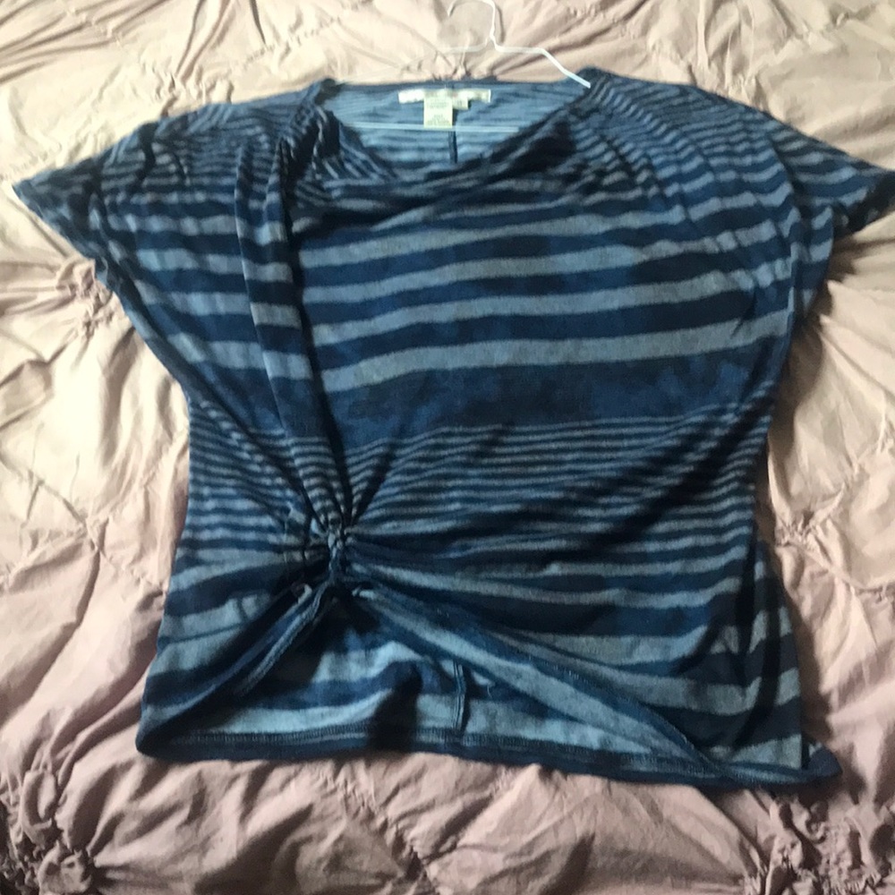 Striped shirt.